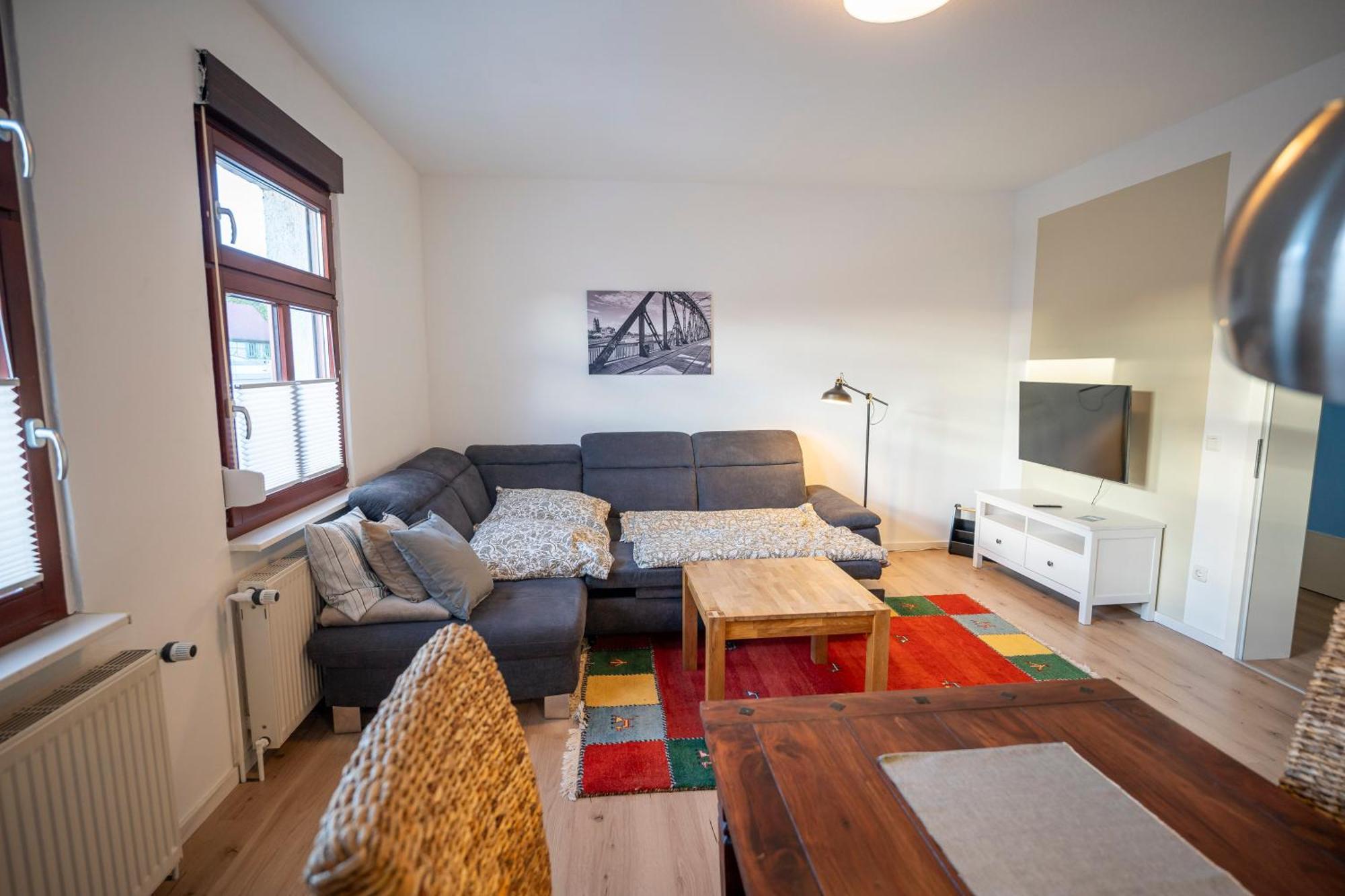 Haus Unterm Mammutbaum - Elberadweg Daire Magdeburg Dış mekan fotoğraf