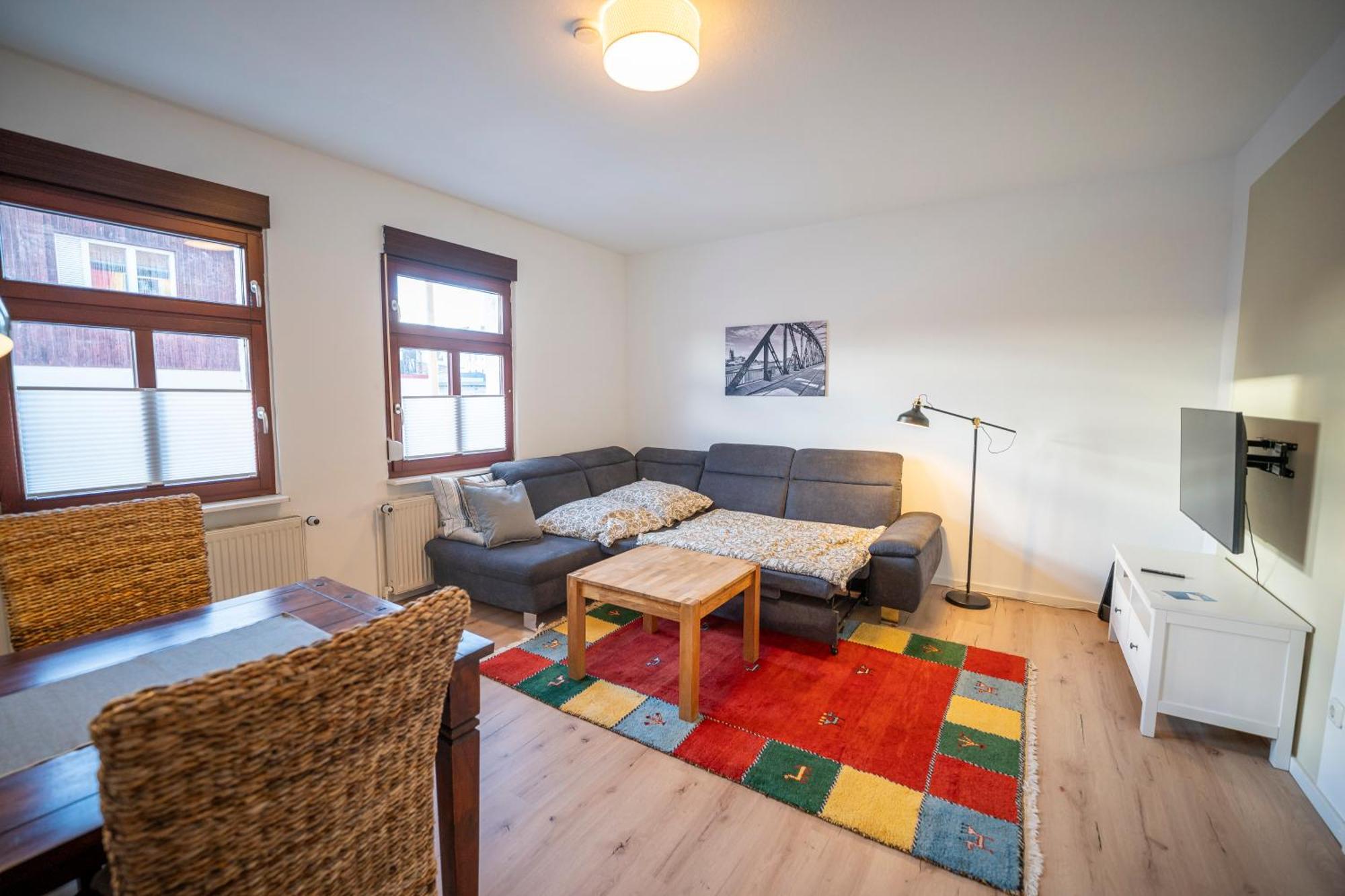 Haus Unterm Mammutbaum - Elberadweg Daire Magdeburg Dış mekan fotoğraf